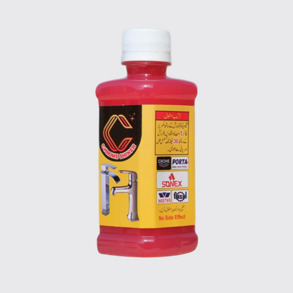 Chrome Shine+ Instant Cleaner for Taps, Glass & Sanitary Fittings 500 ML Bottle