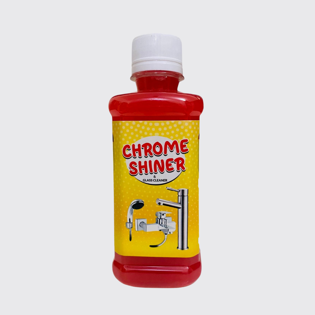 Chrome Shine+ Instant Cleaner for Taps, Glass & Sanitary Fittings 500 ML Bottle