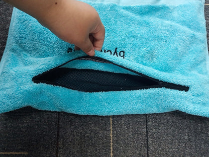 Gym Sweat Towel with Smart Pocket Design