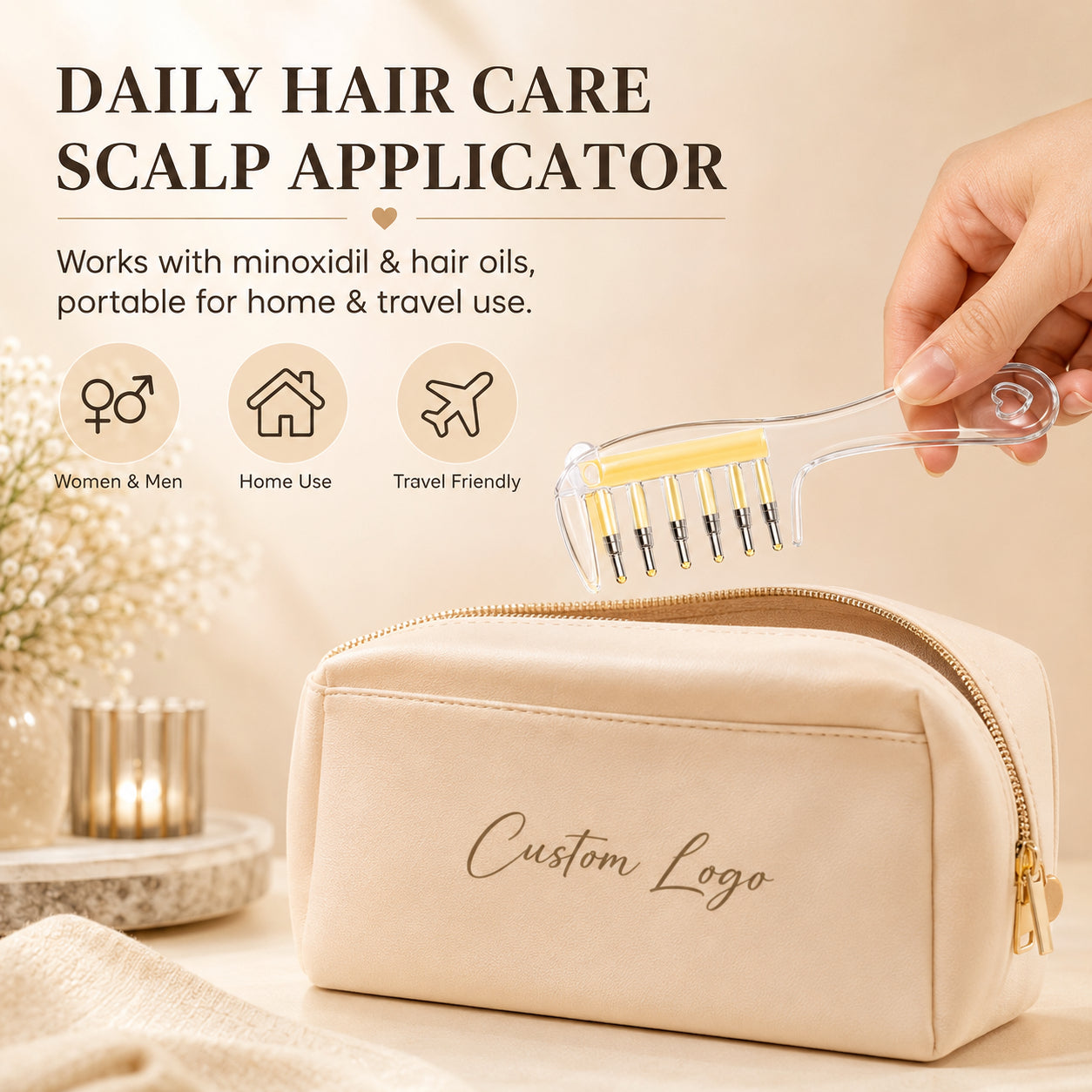 Acrylic Oil Applicator Comb