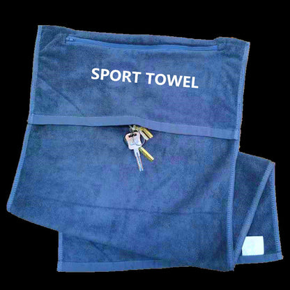 Gym Sweat Towel with Smart Pocket Design