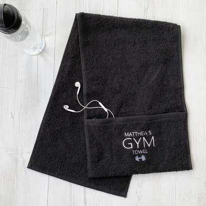 Gym Sweat Towel with Smart Pocket Design