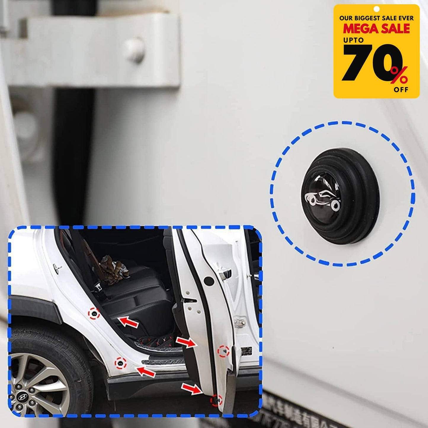 Car Door Shock Absorbers 10 Pcs Pack