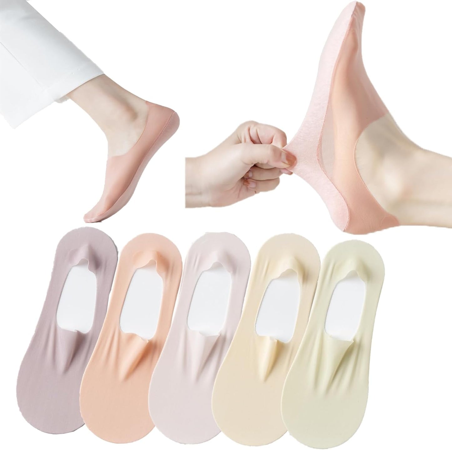 Invisible Ice Silk Breathable Socks