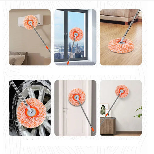 Sunflower Shape Round Mop Household Floor Cleaning Mop