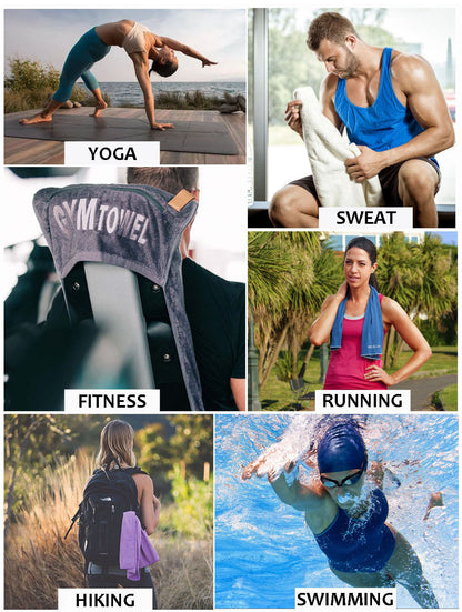 Gym Sweat Towel with Smart Pocket Design