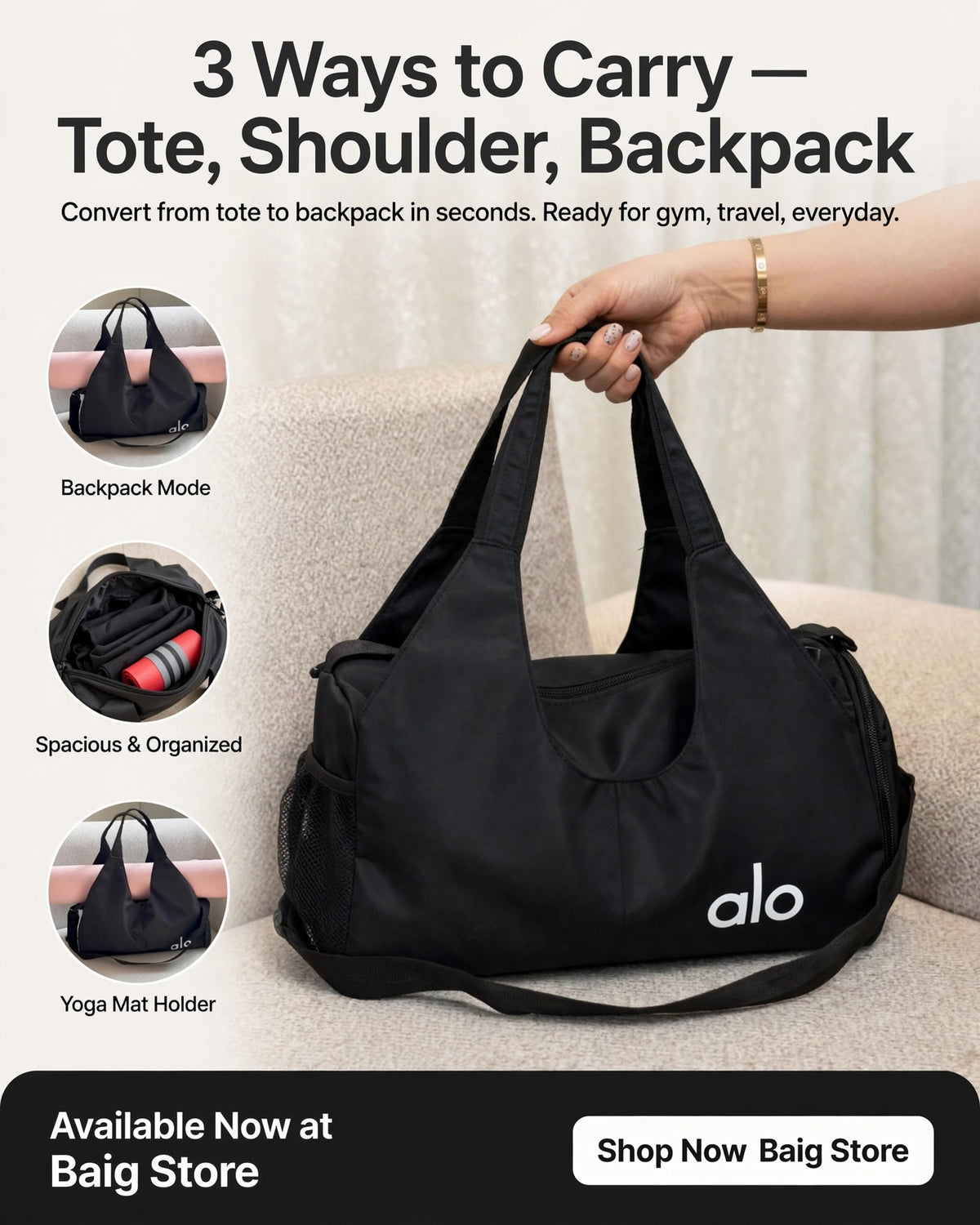 FlexiCarry backpack