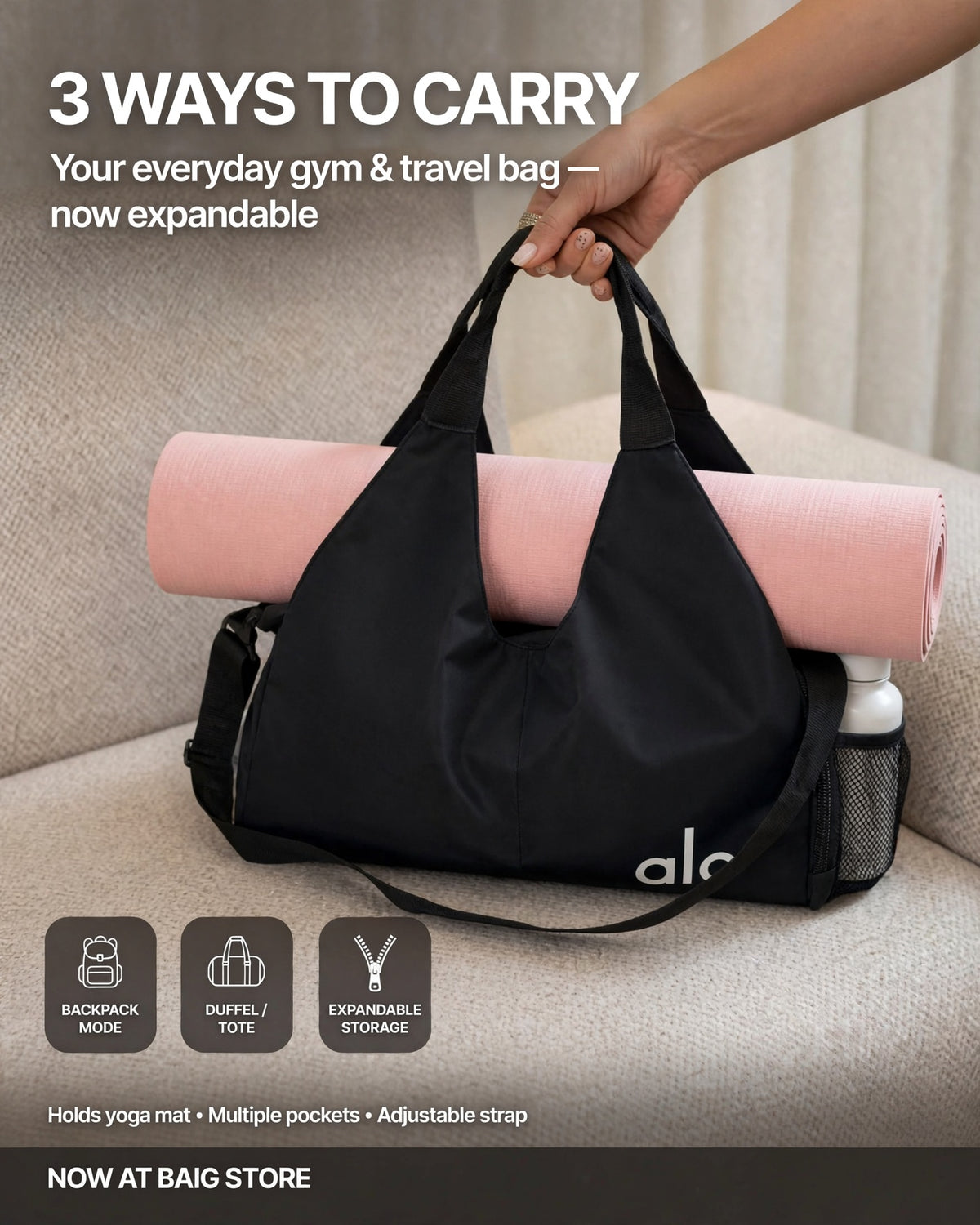 FlexiCarry backpack