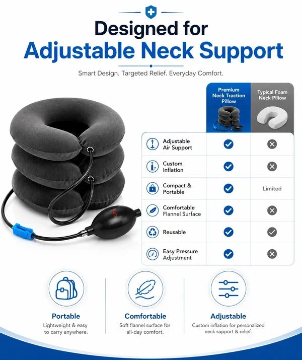 NeckRelief Adjustable Support Collar