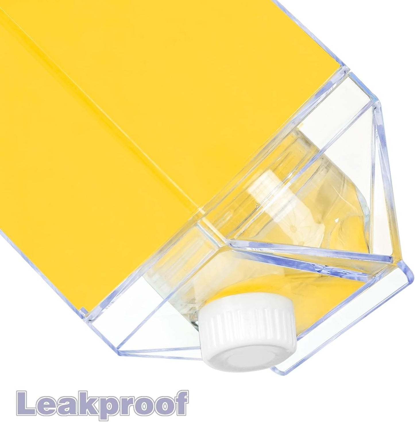 Portable Reusable Milk Box Juice Water Container for Travelling Sports Camping Outdoor Activities