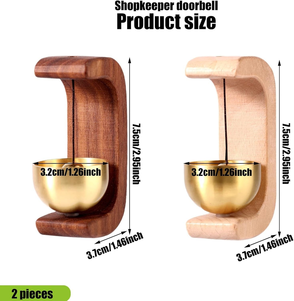 Mini Wooden Zen Bell